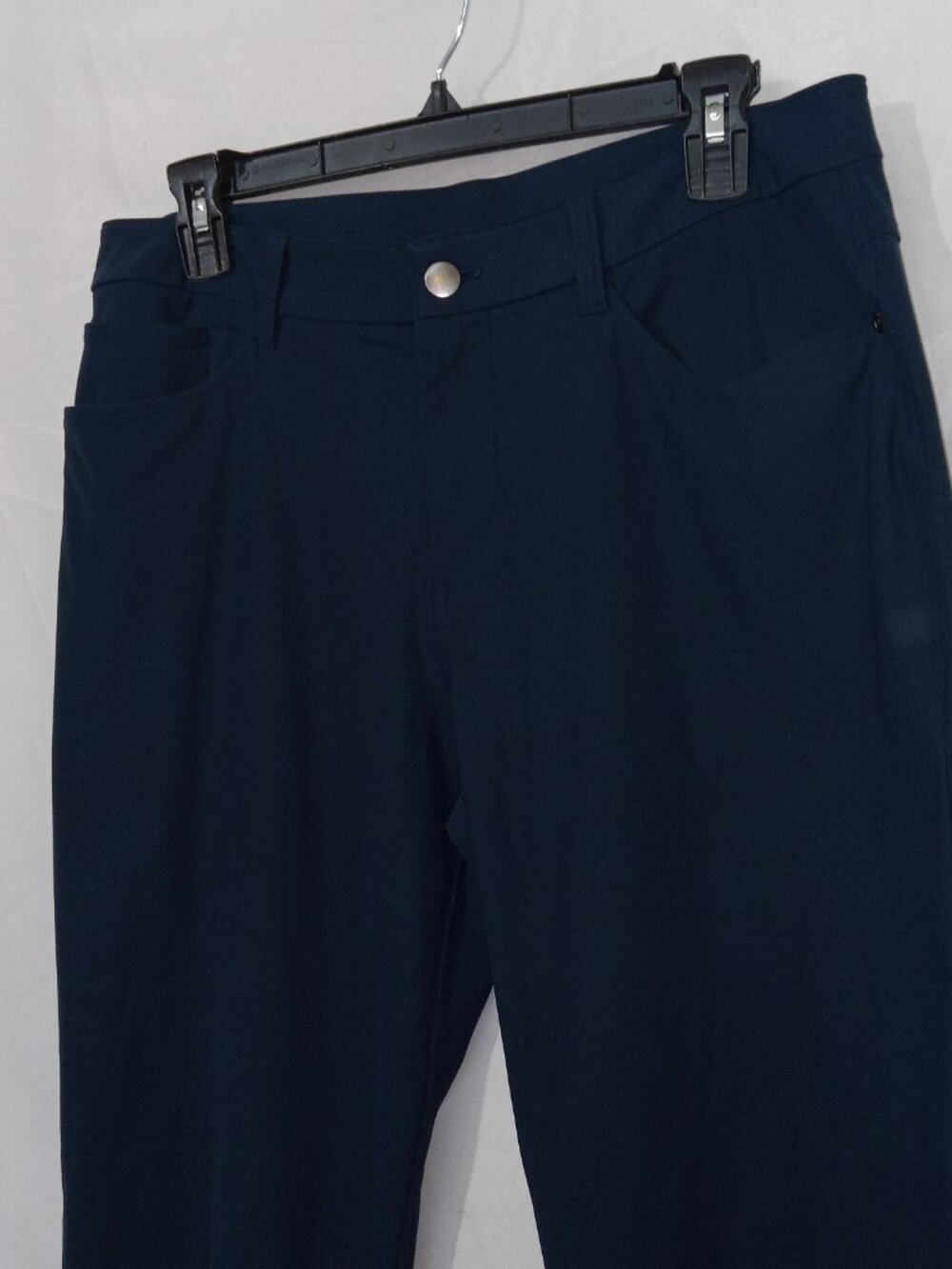 Lululemon ABC Classic-Fit 5 Pocket Pant 32 Warpstreme 32×31.5 Navy EUC - Picture 4 of 16